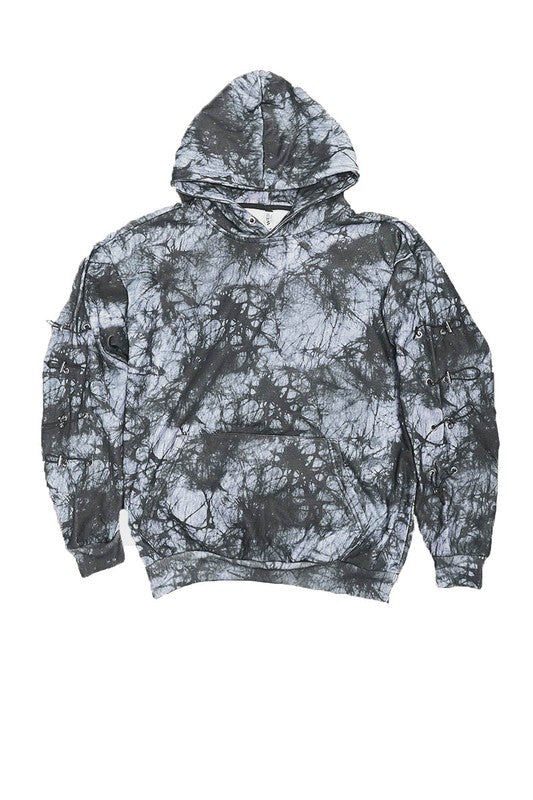 TYE DYE Sleeve TOGGLE HOODIE EN SWEET SET