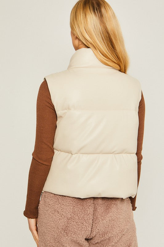 PU opgestopte vest