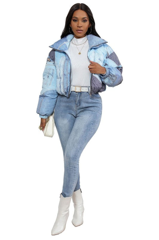 VESTE DOUDOUNE À LA MODE SEXY
