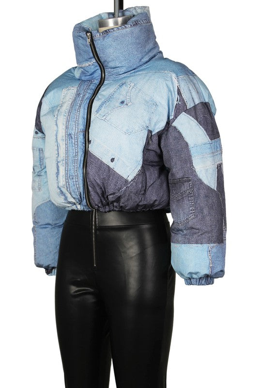 VESTE DOUDOUNE À LA MODE SEXY