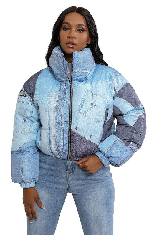 VESTE DOUDOUNE À LA MODE SEXY