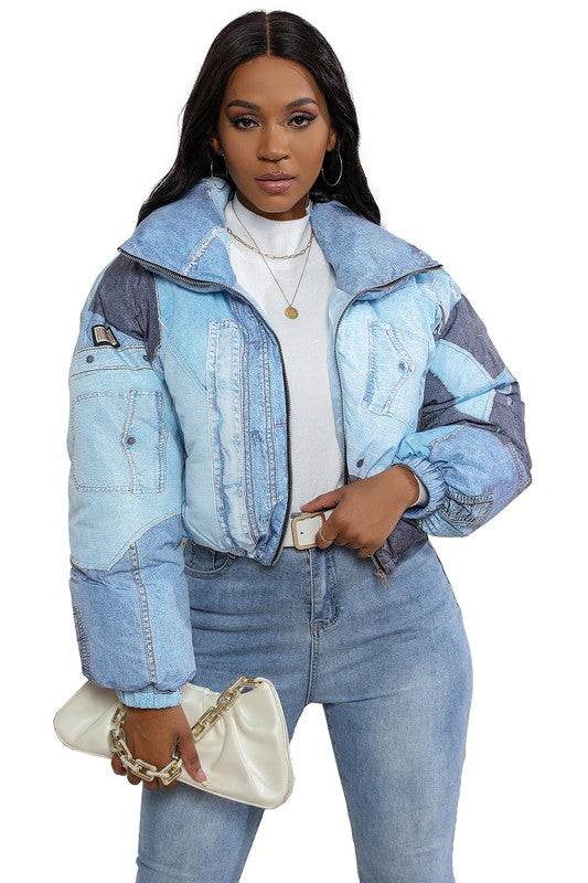 VESTE DOUDOUNE À LA MODE SEXY