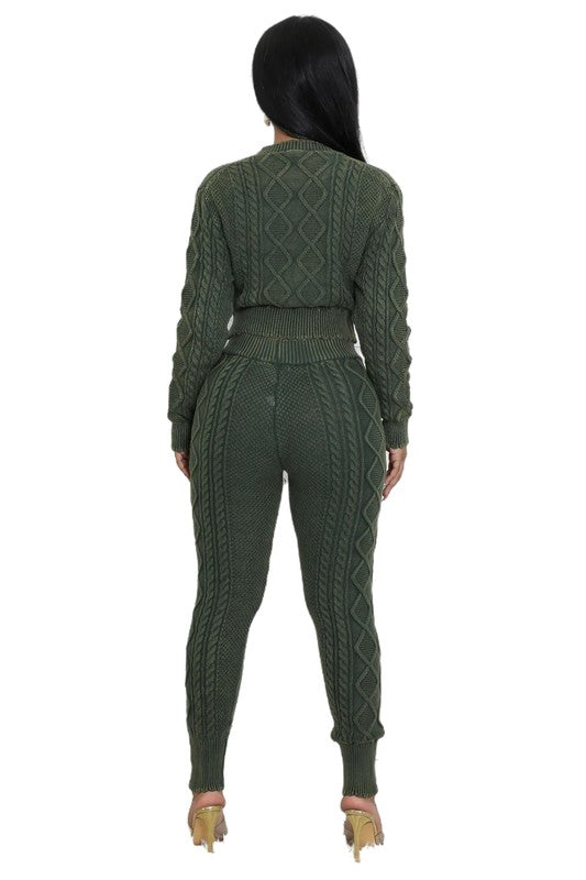 ENSEMBLE PULL-PANTALON 2 PIÈCES MODE FEMME