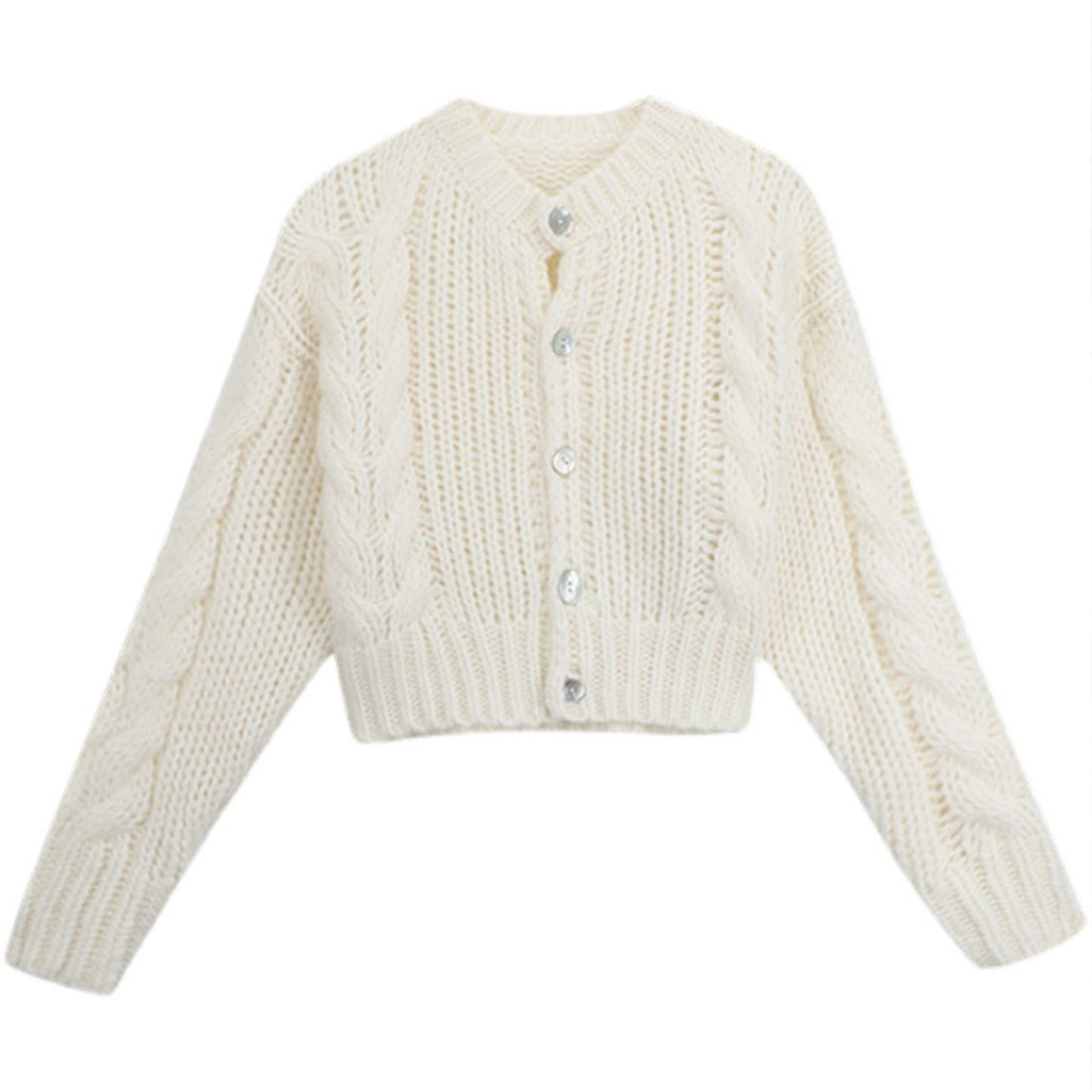 Pull tricoté en laine mohair pour femme, veste cardigan ample, haut en tricot, vêtements faits à la main, cadeau pour femme, tenue tricotée à la main