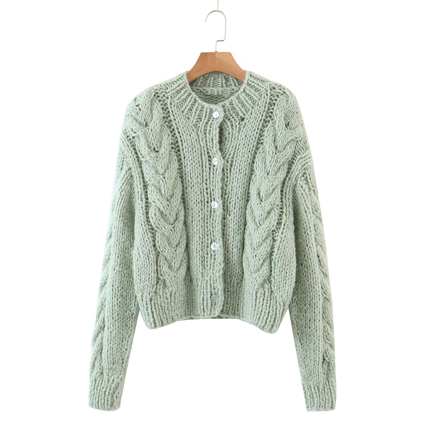 Pull tricoté en laine mohair pour femme, veste cardigan ample, haut en tricot, vêtements faits à la main, cadeau pour femme, tenue tricotée à la main