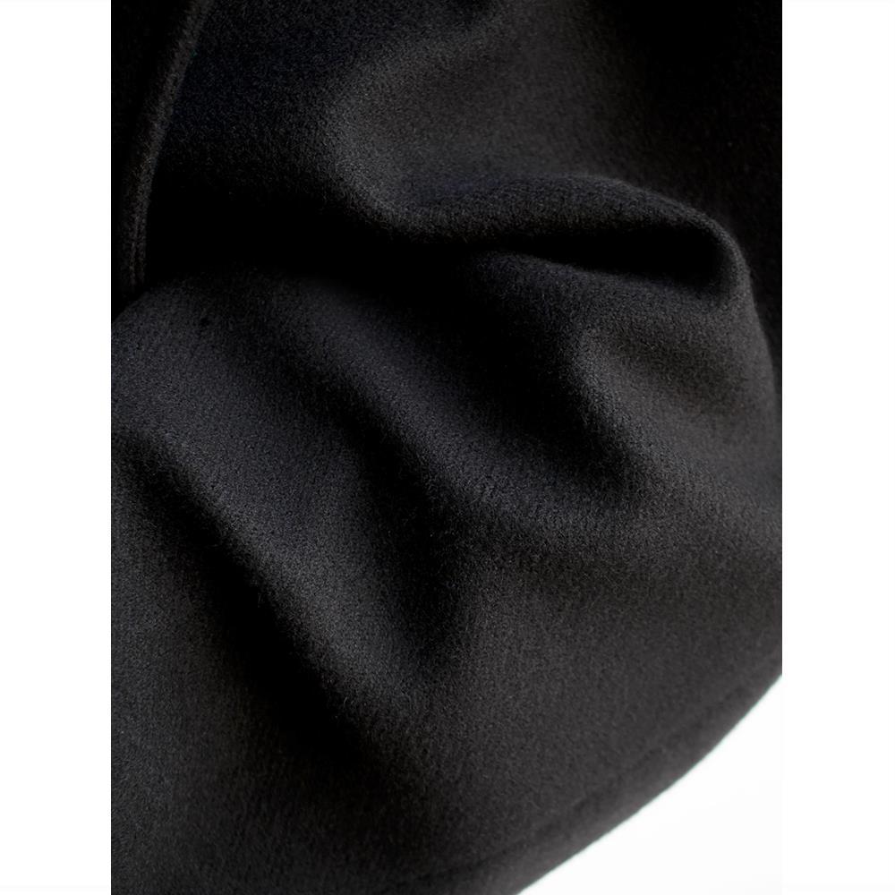 Manteau mi-long coréen ample en laine de coton