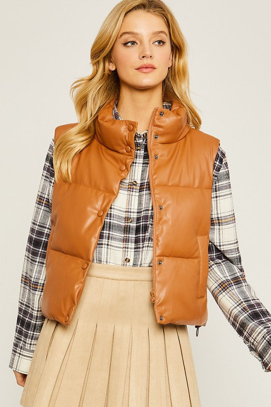 PU opgestopte vest