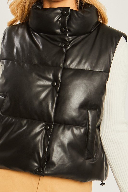 PU opgestopte vest