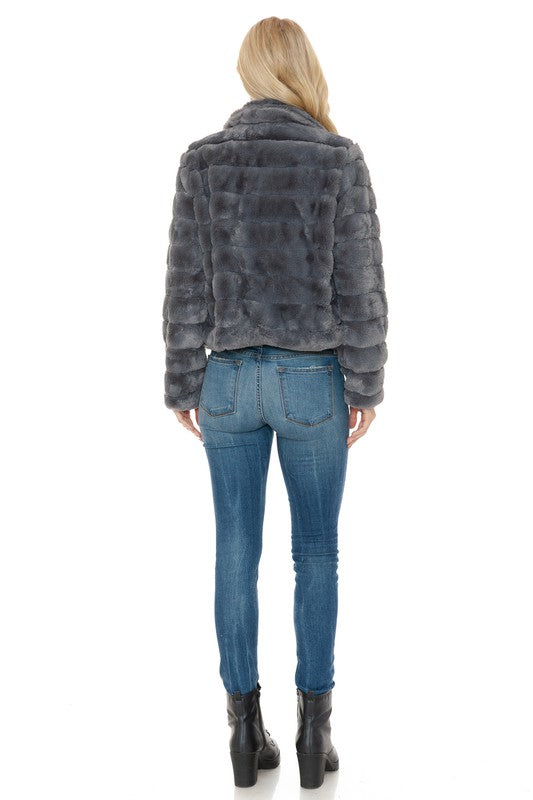 Dames Faux Fur Baadjie