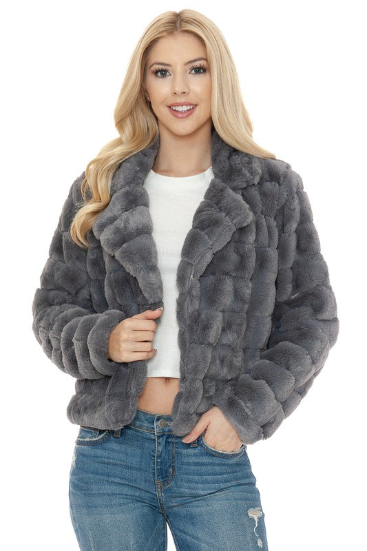 Dames Faux Fur Baadjie