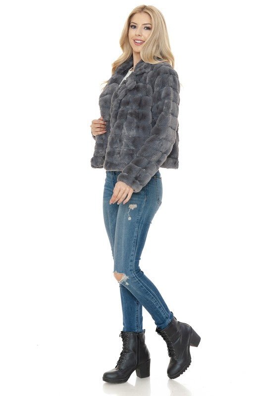 Dames Faux Fur Baadjie