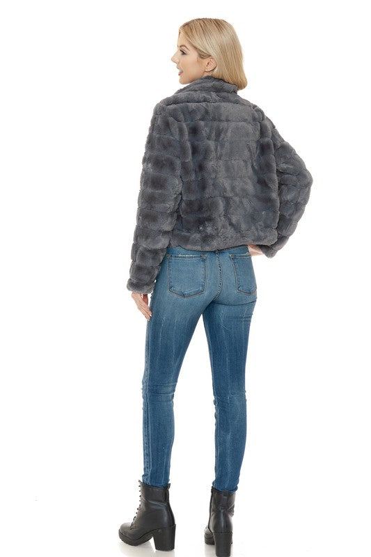 Dames Faux Fur Baadjie