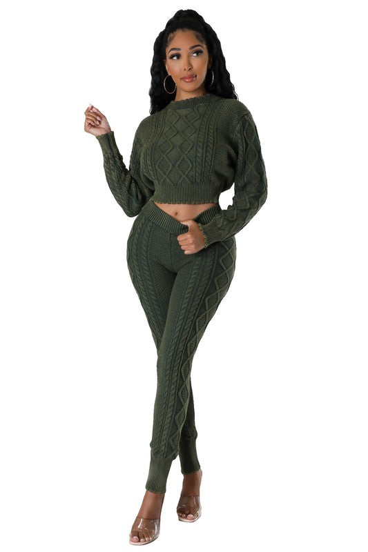 ENSEMBLE PULL-PANTALON 2 PIÈCES MODE FEMME