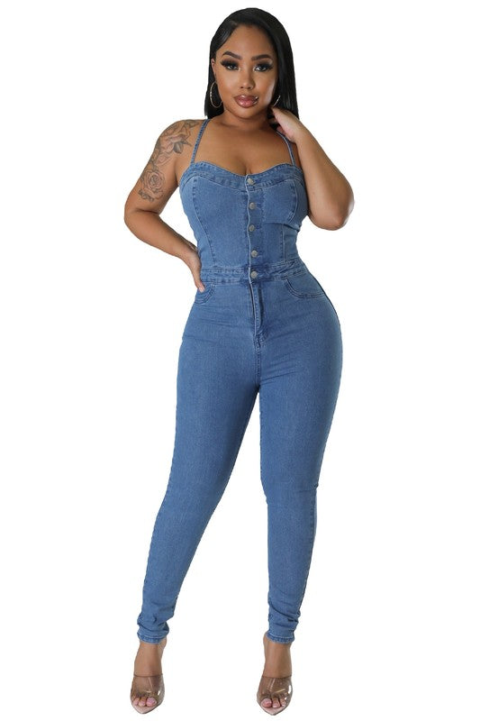 COMBINAISON SEXY EN JEAN