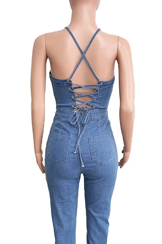 COMBINAISON SEXY EN JEAN