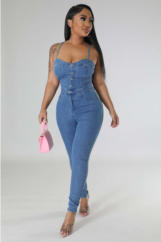 COMBINAISON SEXY EN JEAN