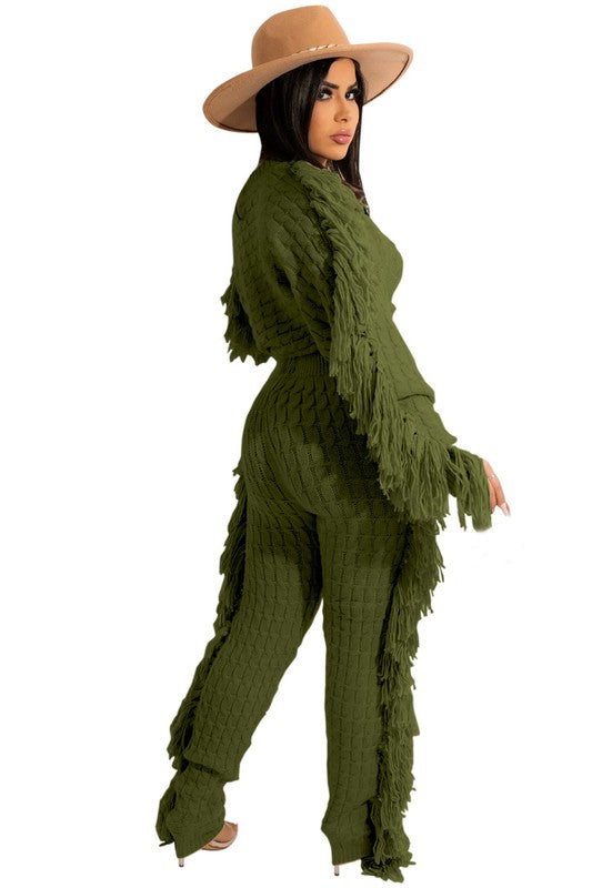 VROUENS FASHUON 2PC SWEAT BROEK STEL