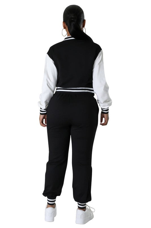 ENSEMBLE PANTALON DEUX PIÈCES MODE FEMME