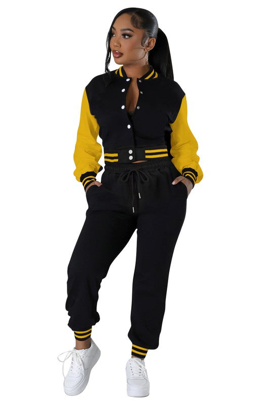 ENSEMBLE PANTALON DEUX PIÈCES MODE FEMME