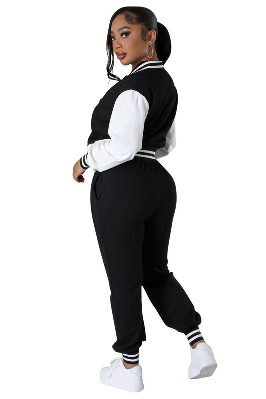 ENSEMBLE PANTALON DEUX PIÈCES MODE FEMME