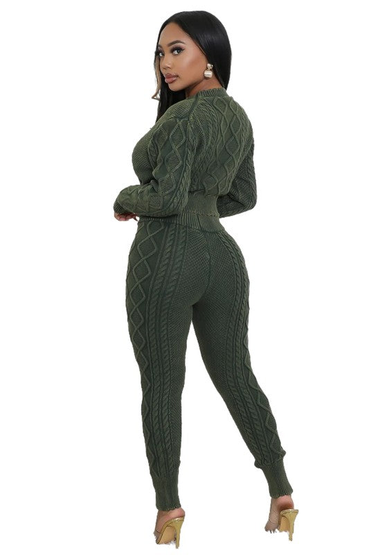 ENSEMBLE PULL-PANTALON 2 PIÈCES MODE FEMME